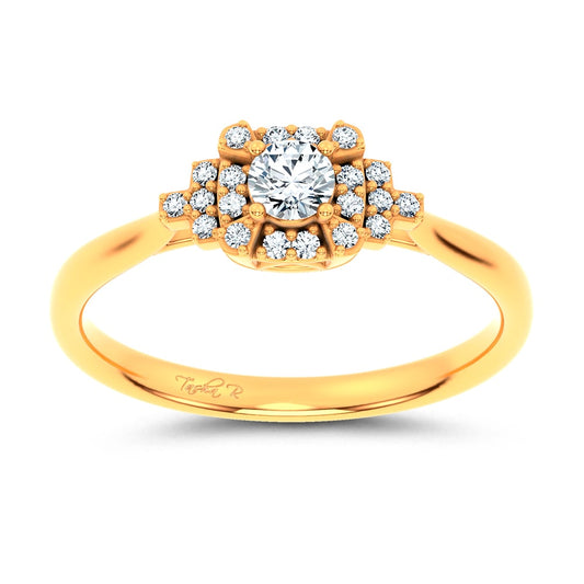 14K 0.25CT Certified Lab Grown Ring