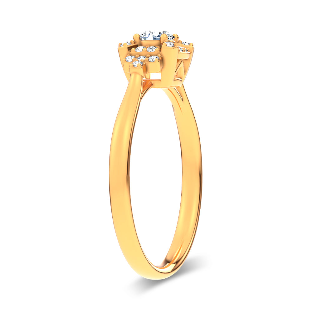 14K 0.25CT Certified Lab Grown Ring