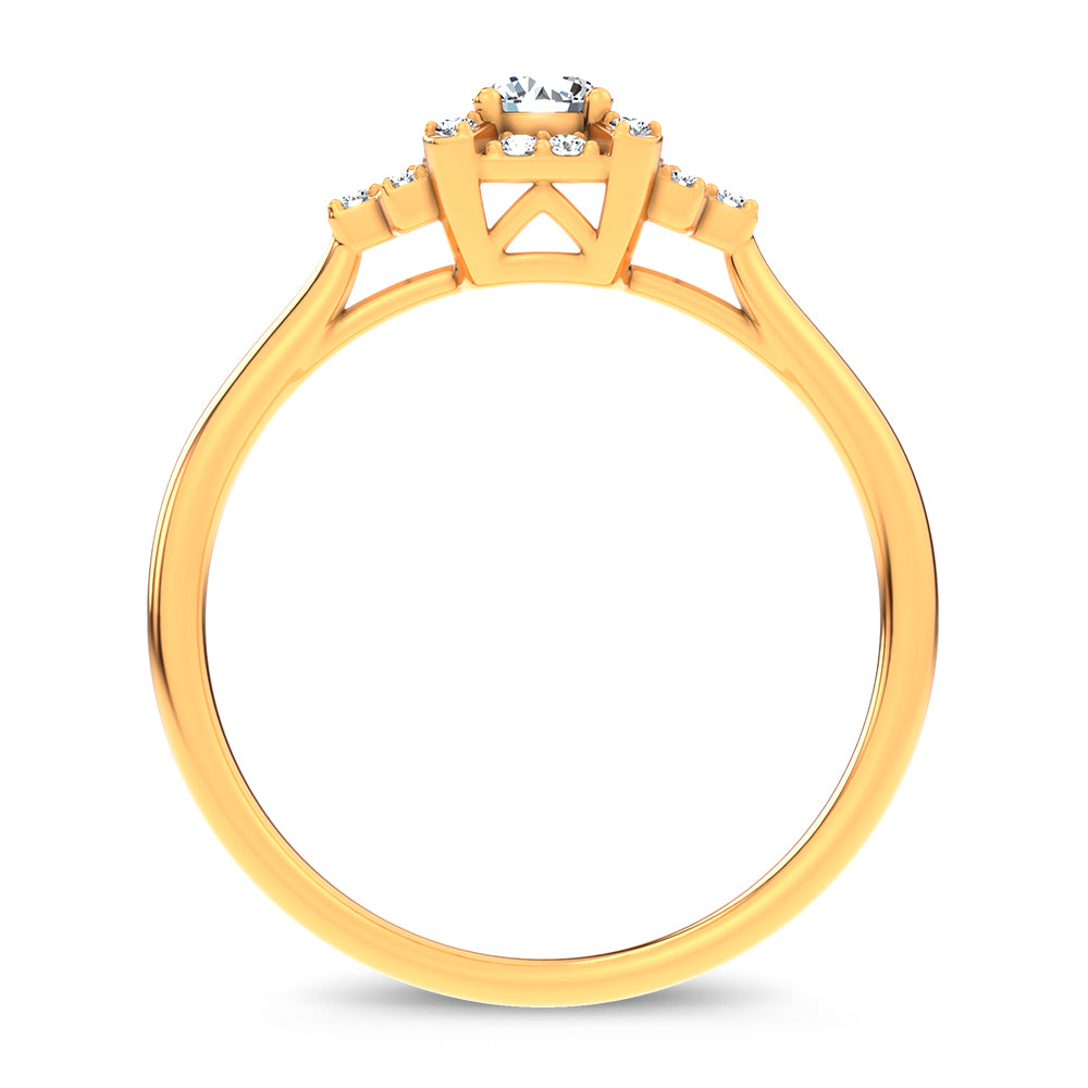 14K 0.25CT Certified Lab Grown Ring