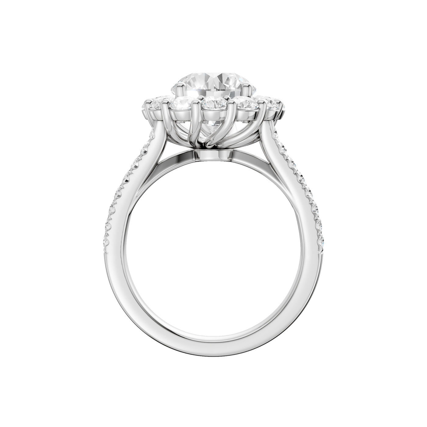 14K 3.25CT Certified Lab Grown Diamond Ring