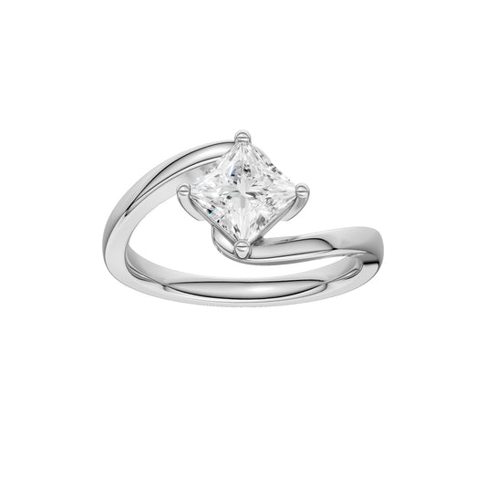 14K 1.00CT Certified Lab Grown Diamond Ring