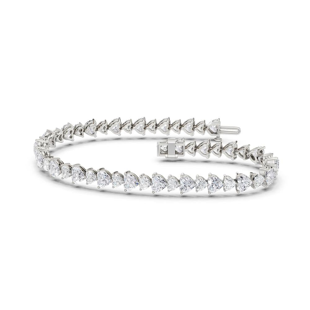 14K 11.52CT Certified Lab Grown Diamond Bracelet