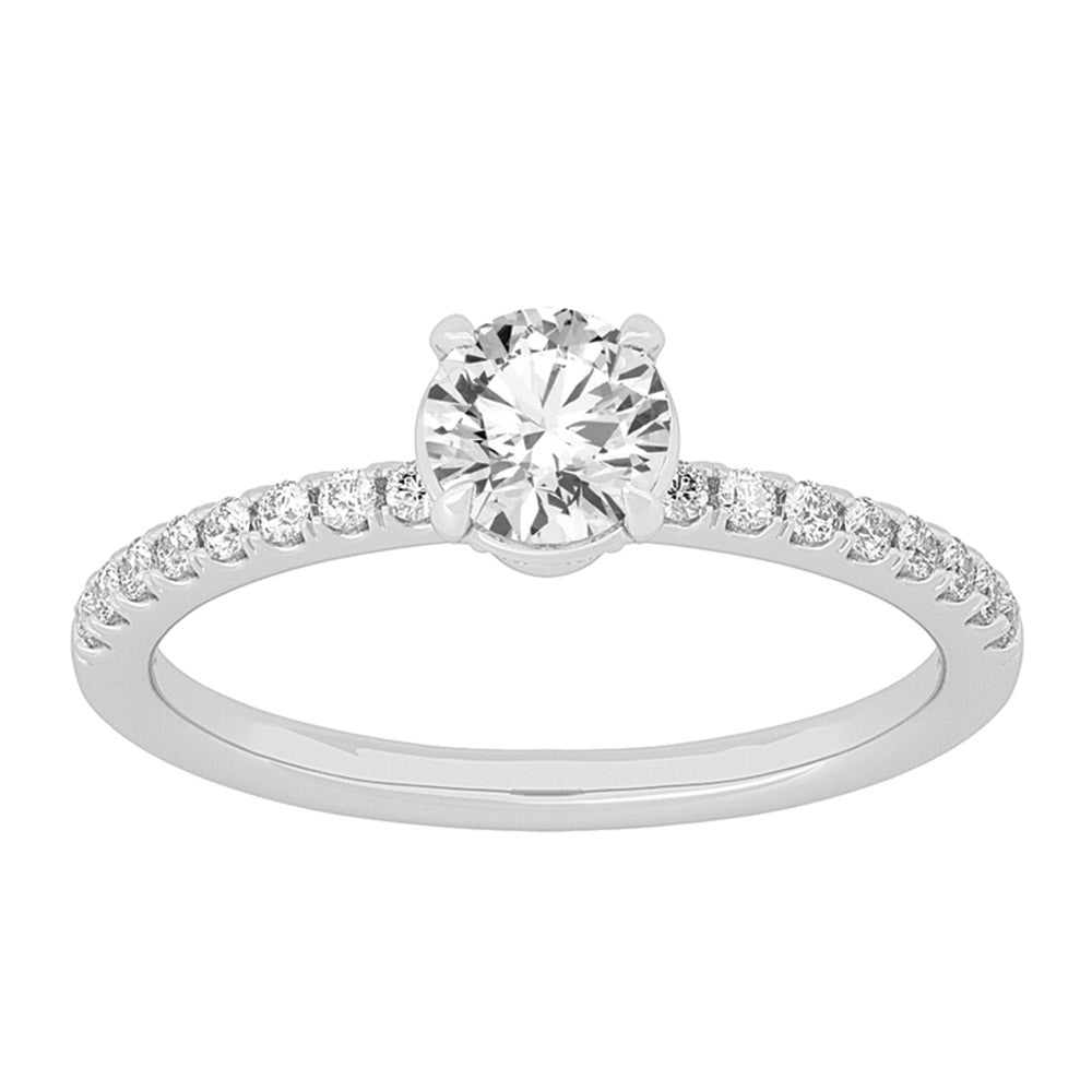 10K 1.00CT Certified Lab Grown Diamond Ring