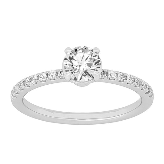 10K 1.00CT Certified Lab Grown Diamond Ring