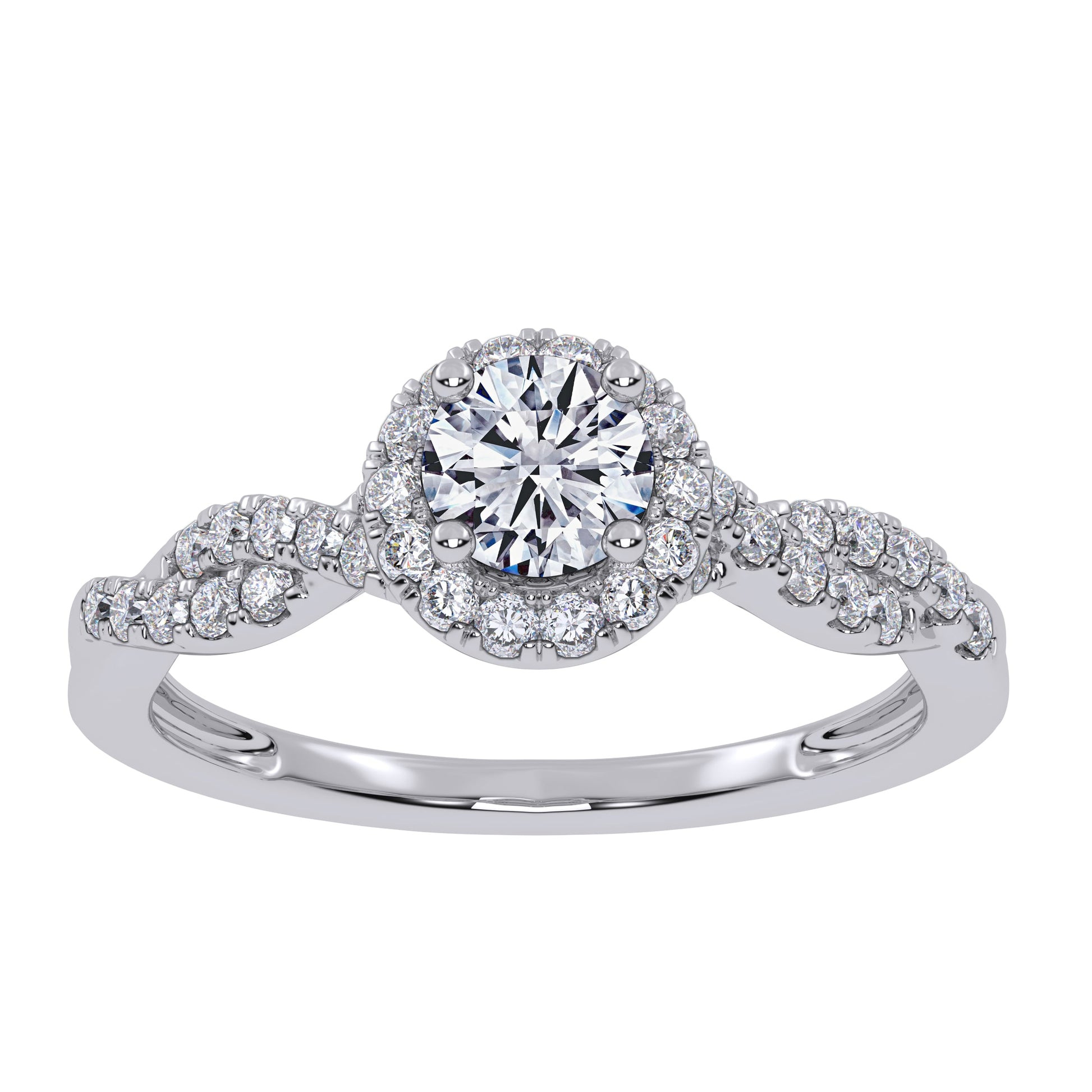 10K 0.53CT Lab Grown Promise Ring