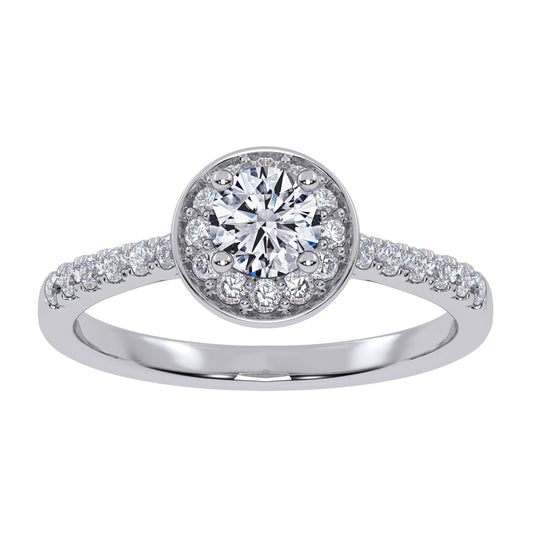 10K 0.50CT Lab Grown Promise Ring