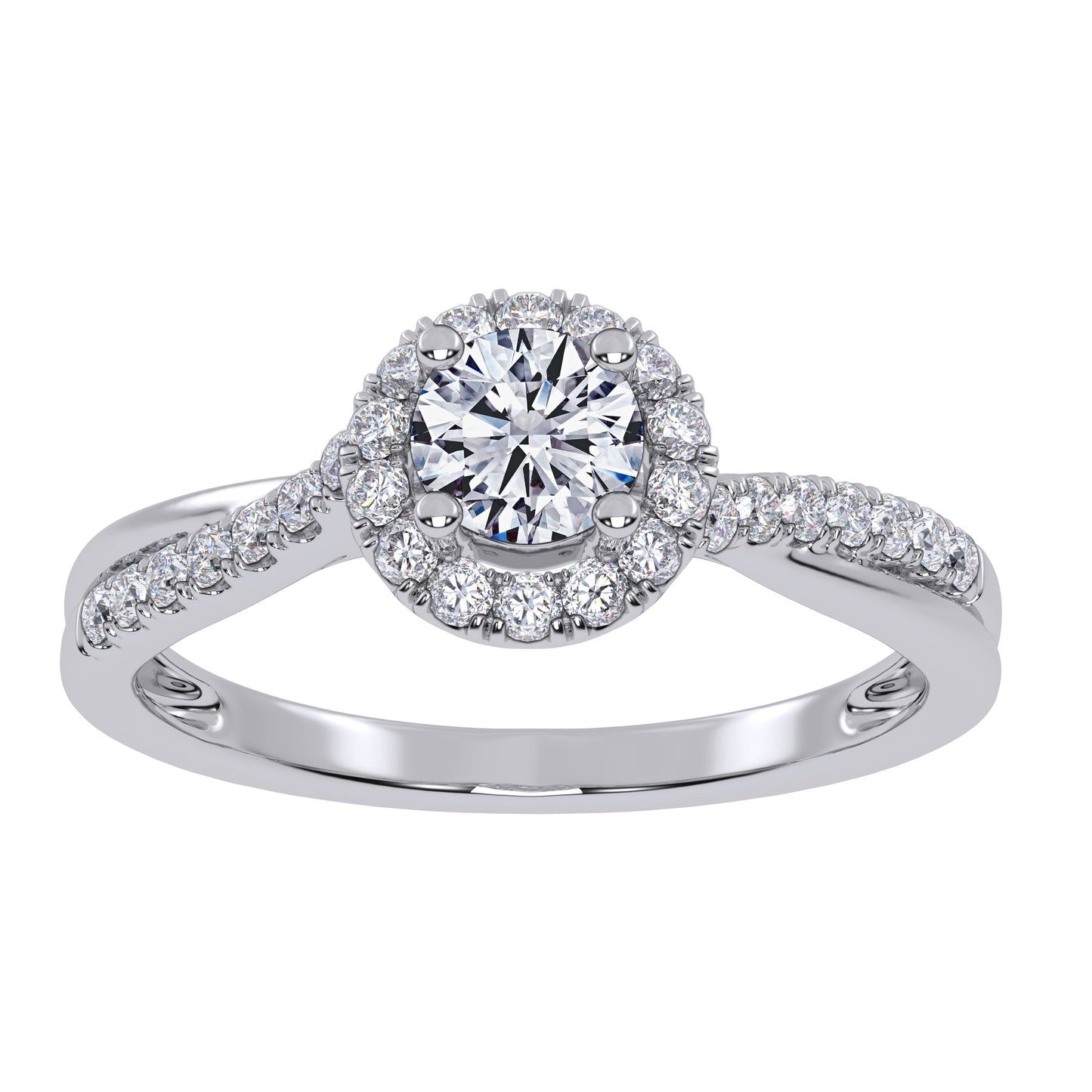 10K 0.50CT Lab Grown Promise Ring