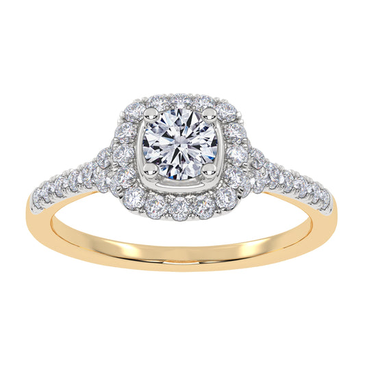 10K 0.50CT Lab Grown Promise Ring