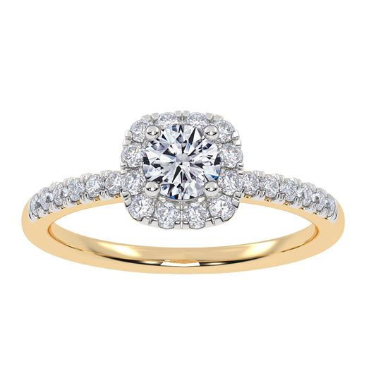 10K 0.50CT Lab Grown Promise Ring