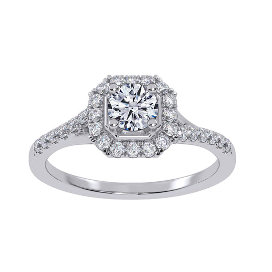 10K 0.50CT Lab Grown Promise Ring
