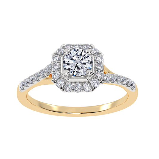 10K 0.50CT Lab Grown Promise Ring