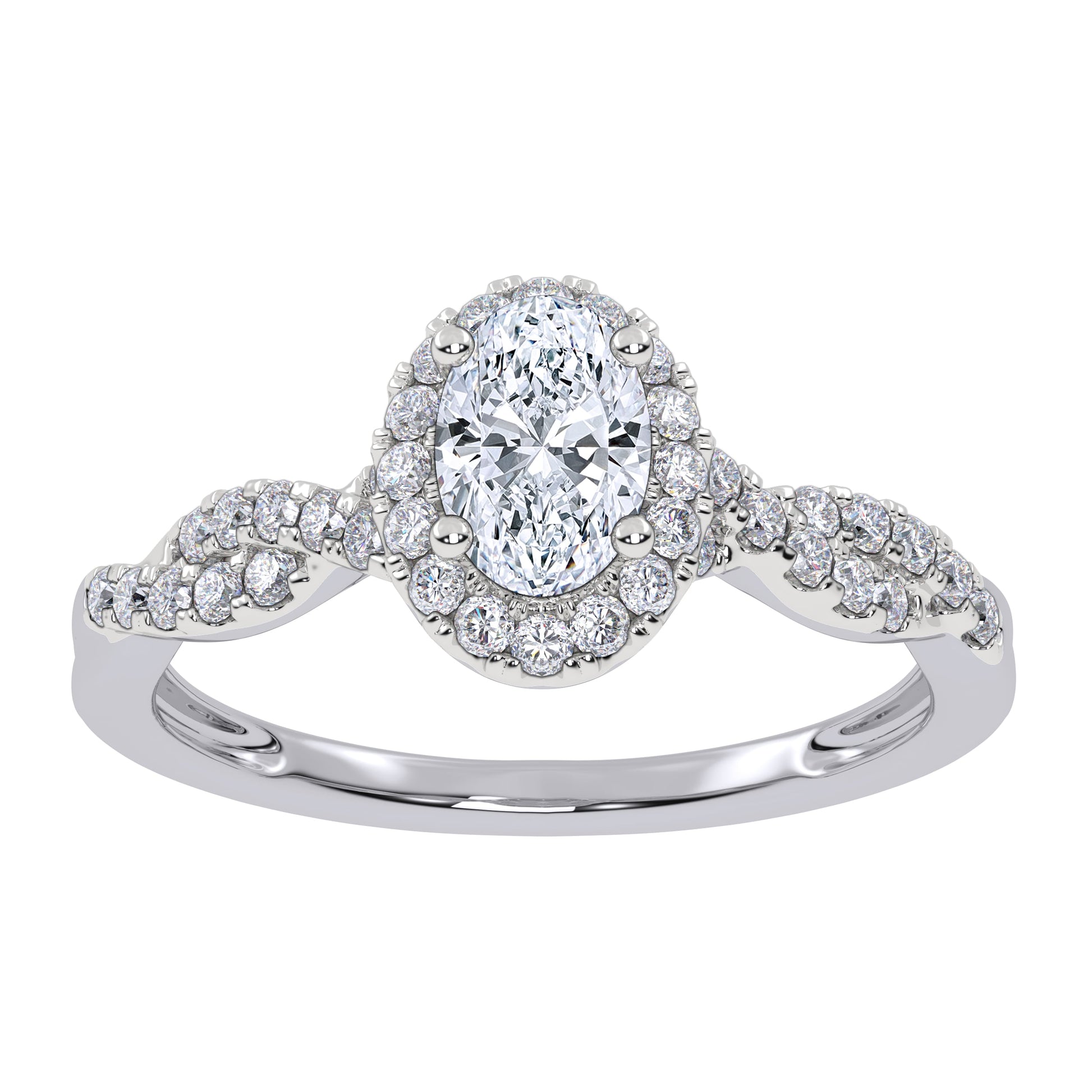 10K 0.52CT Lab Grown Promise Ring