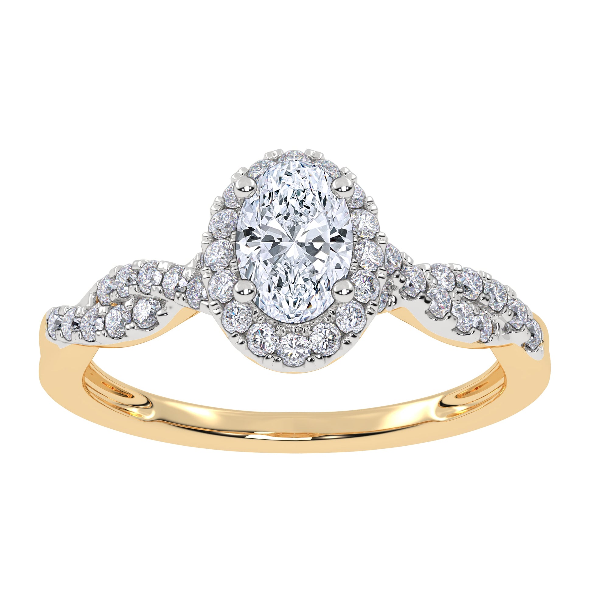 10K 0.52CT Lab Grown Promise Ring