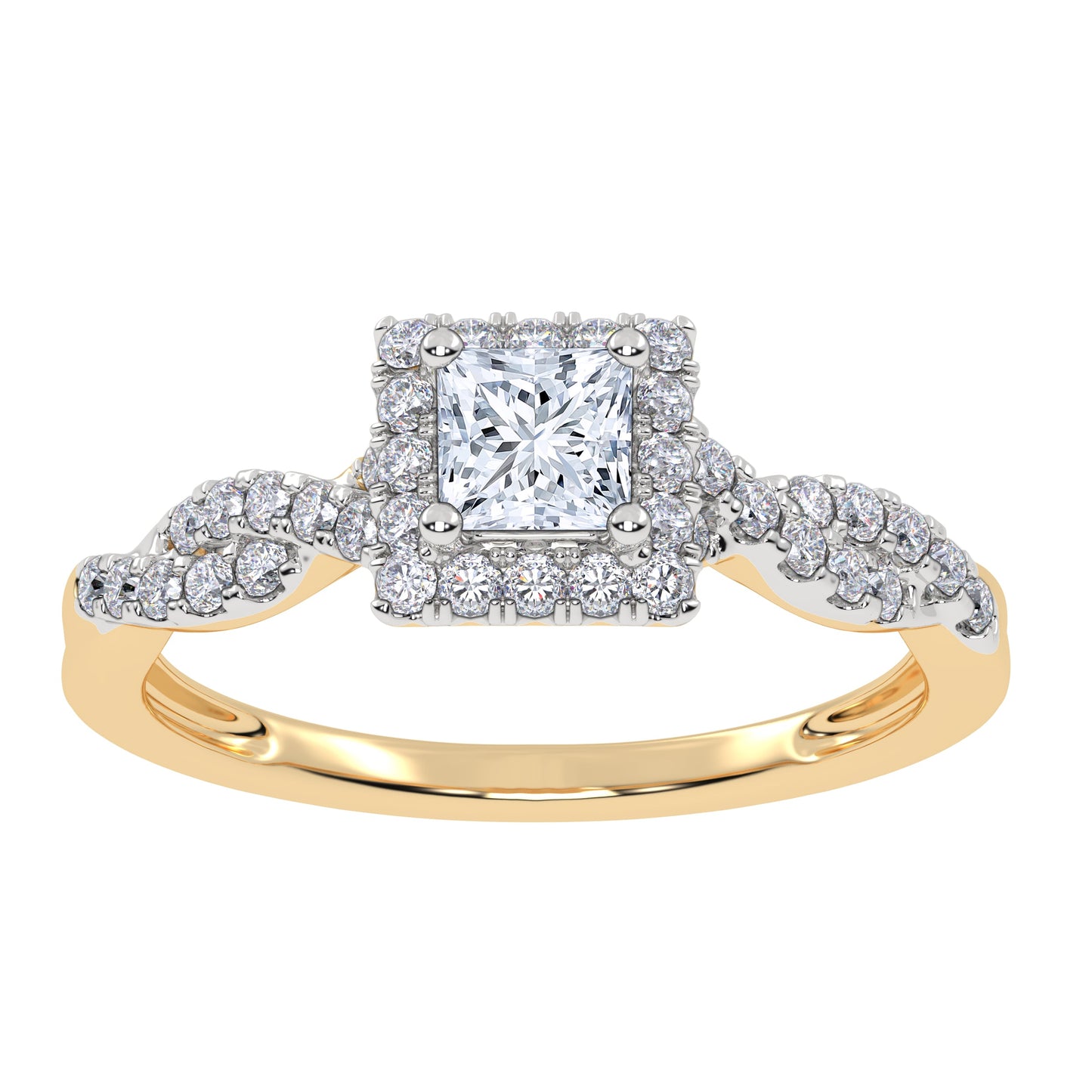 10K 0.51CT Lab Grown Promise Ring