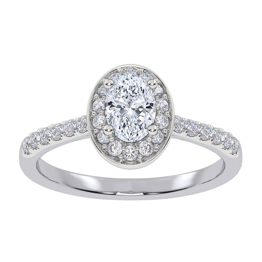 10K 0.51CT Lab Grown Promise Ring