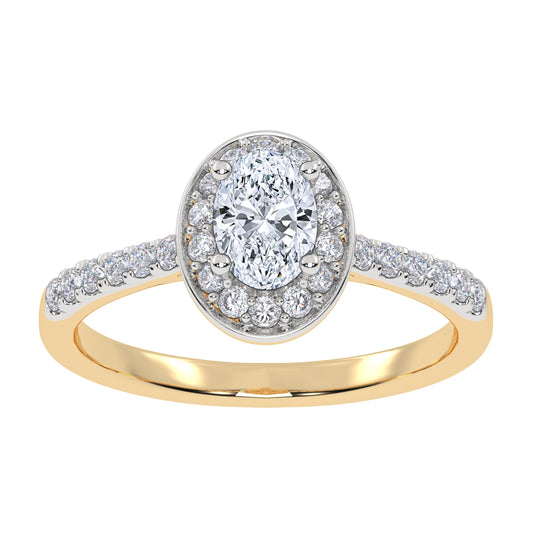 10K 0.51CT Lab Grown Promise Ring