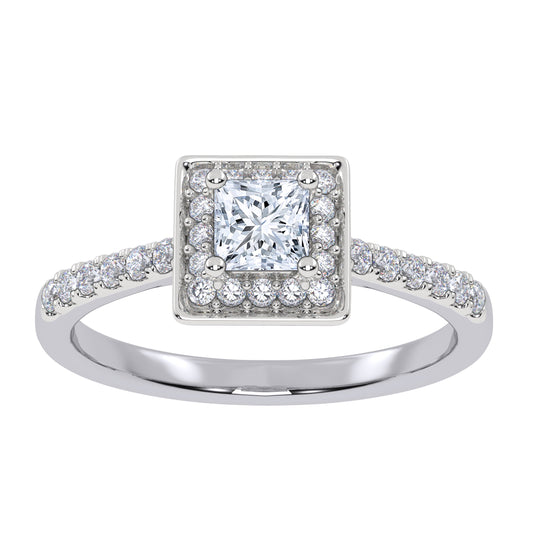 10K 0.52CT Lab Grown Promise Ring