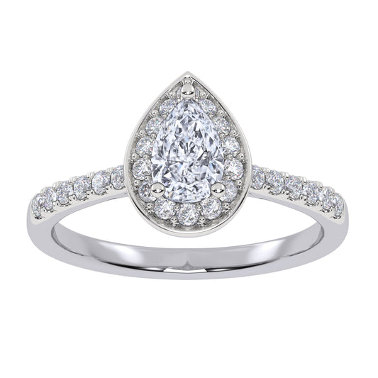 10K 0.51CT Lab Grown Promise Ring