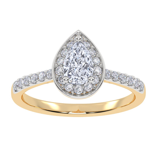 10K 0.51CT Lab Grown Promise Ring