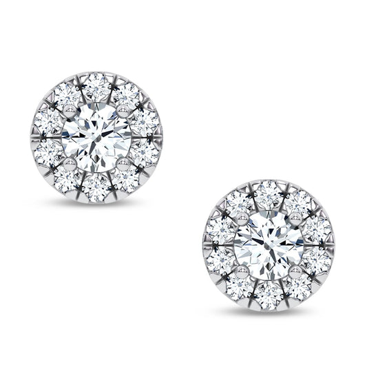 14K 0.50CT Certified Lab Grown Earrings
