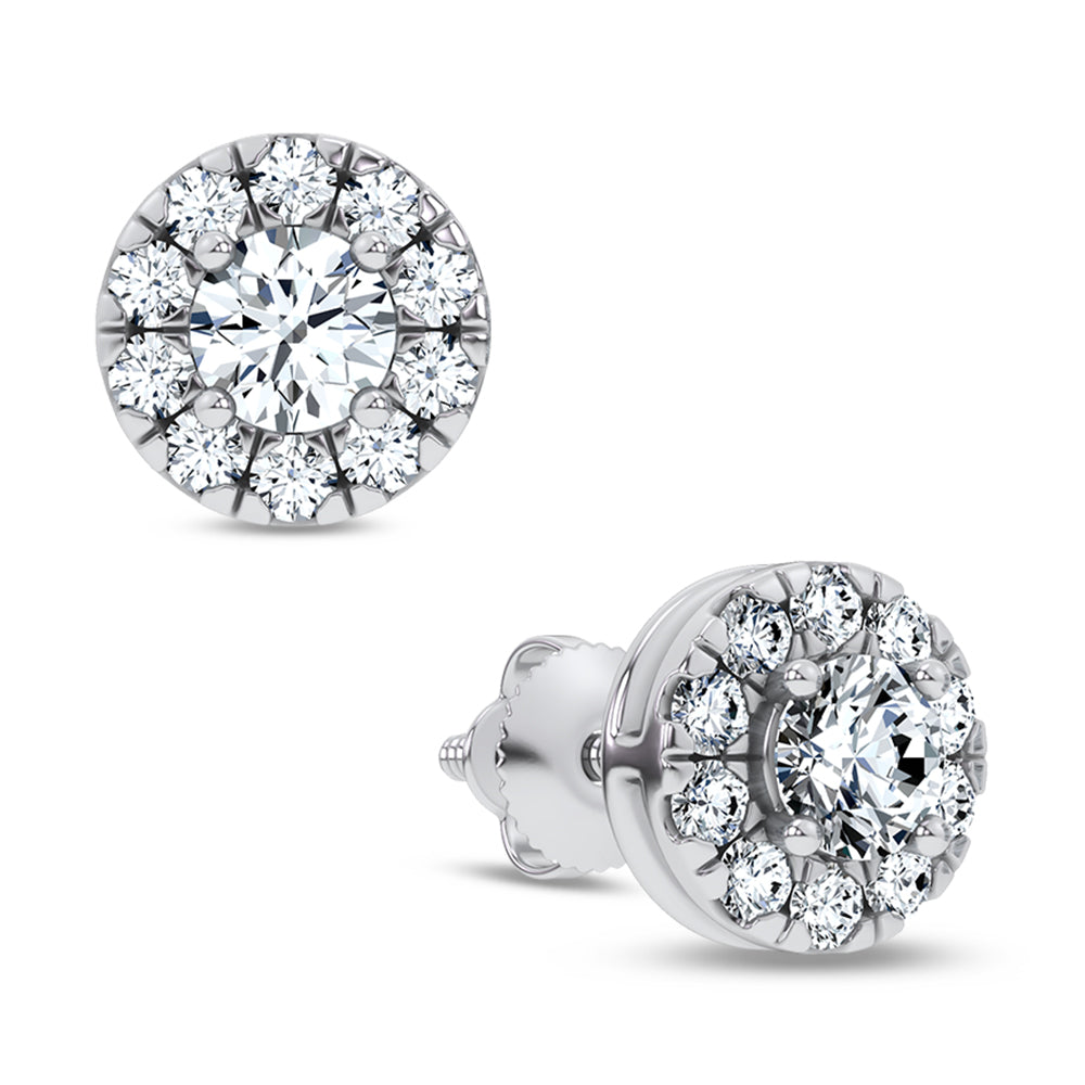 14K 0.50CT Certified Lab Grown Earrings