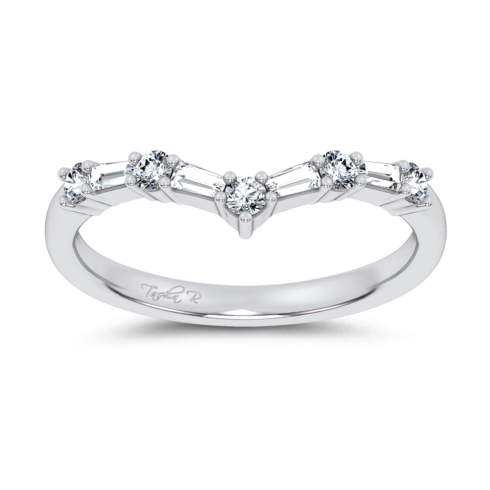 14K 0.21CT Certified Lab Grown Diamond Enhancer Band