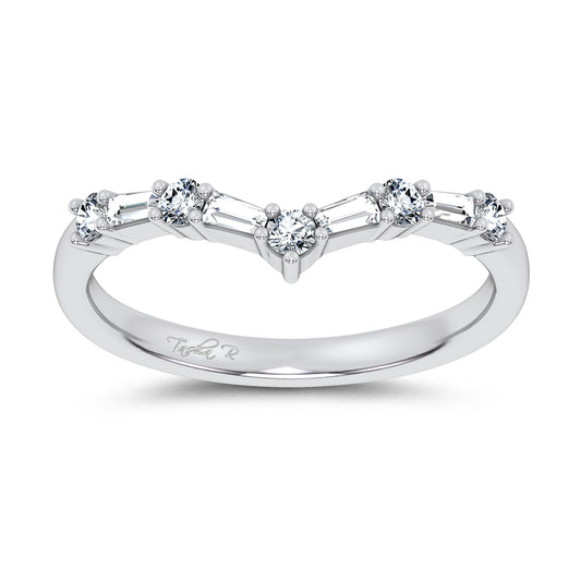 14K 0.21CT Certified Lab Grown Diamond Enhancer Band