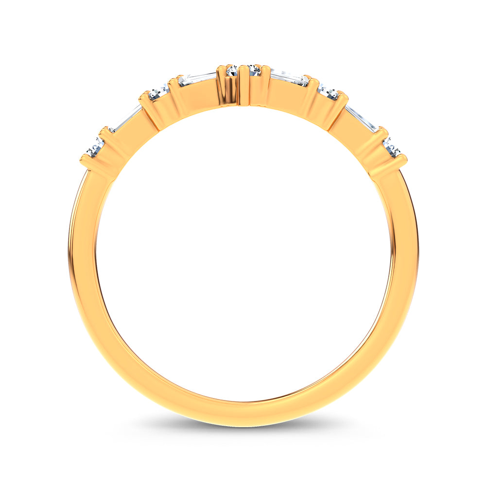 14K 0.21CT Certified Lab Grown Diamond Enhancer Band