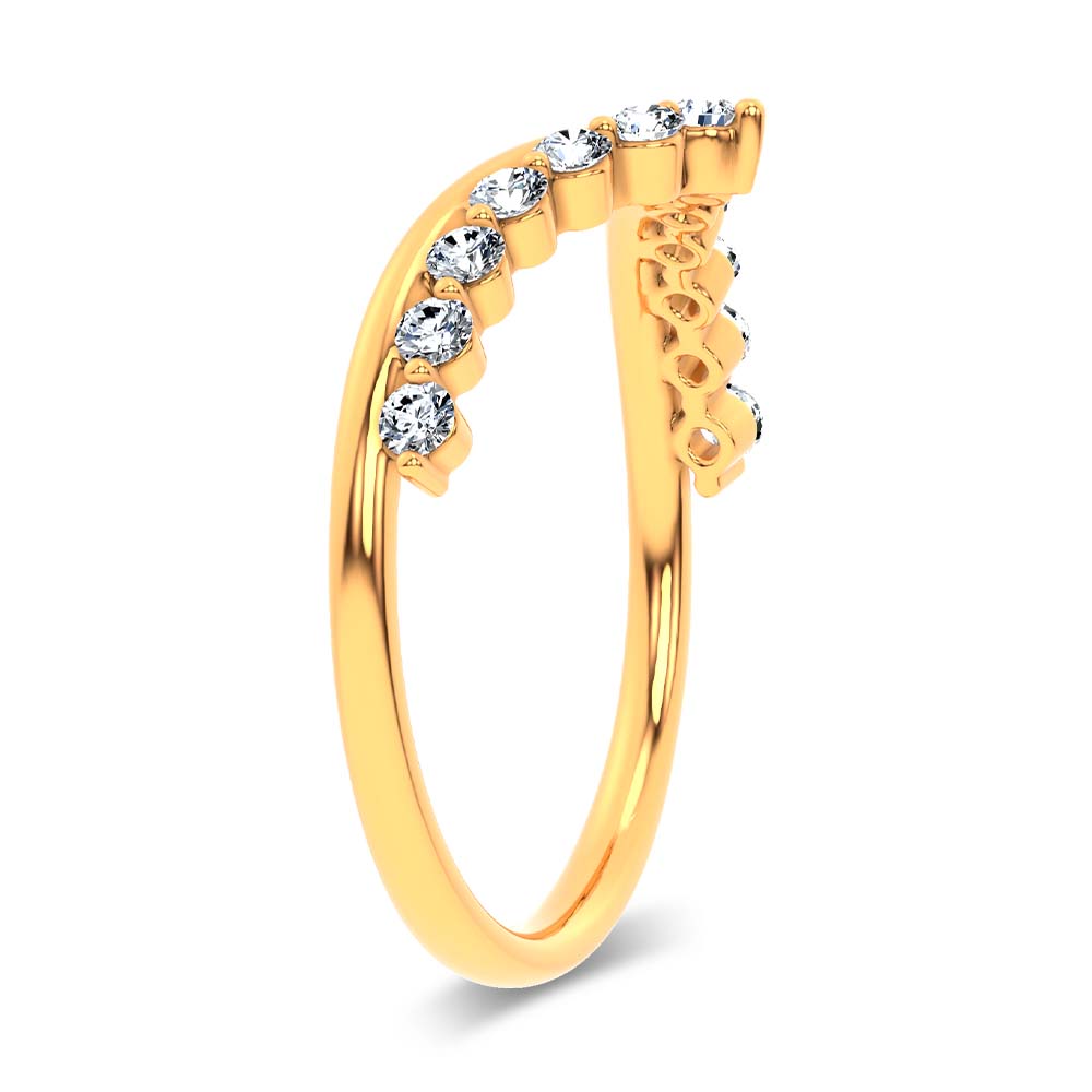 14K 0.25CT Certified Lab Grown Diamond Enhancer Band