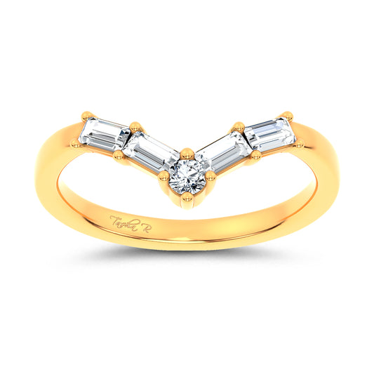 14K 0.25CT Certified Lab Grown Diamond Enhancer Band