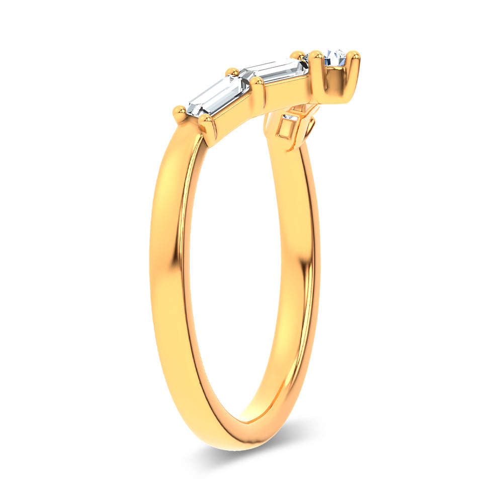 14K 0.25CT Certified Lab Grown Diamond Enhancer Band