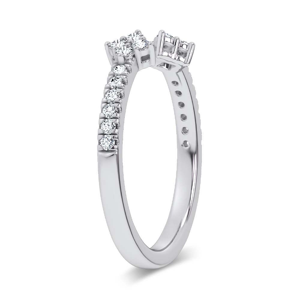 14K 0.20CT Certified Lab Grown Diamond Enhancer Band