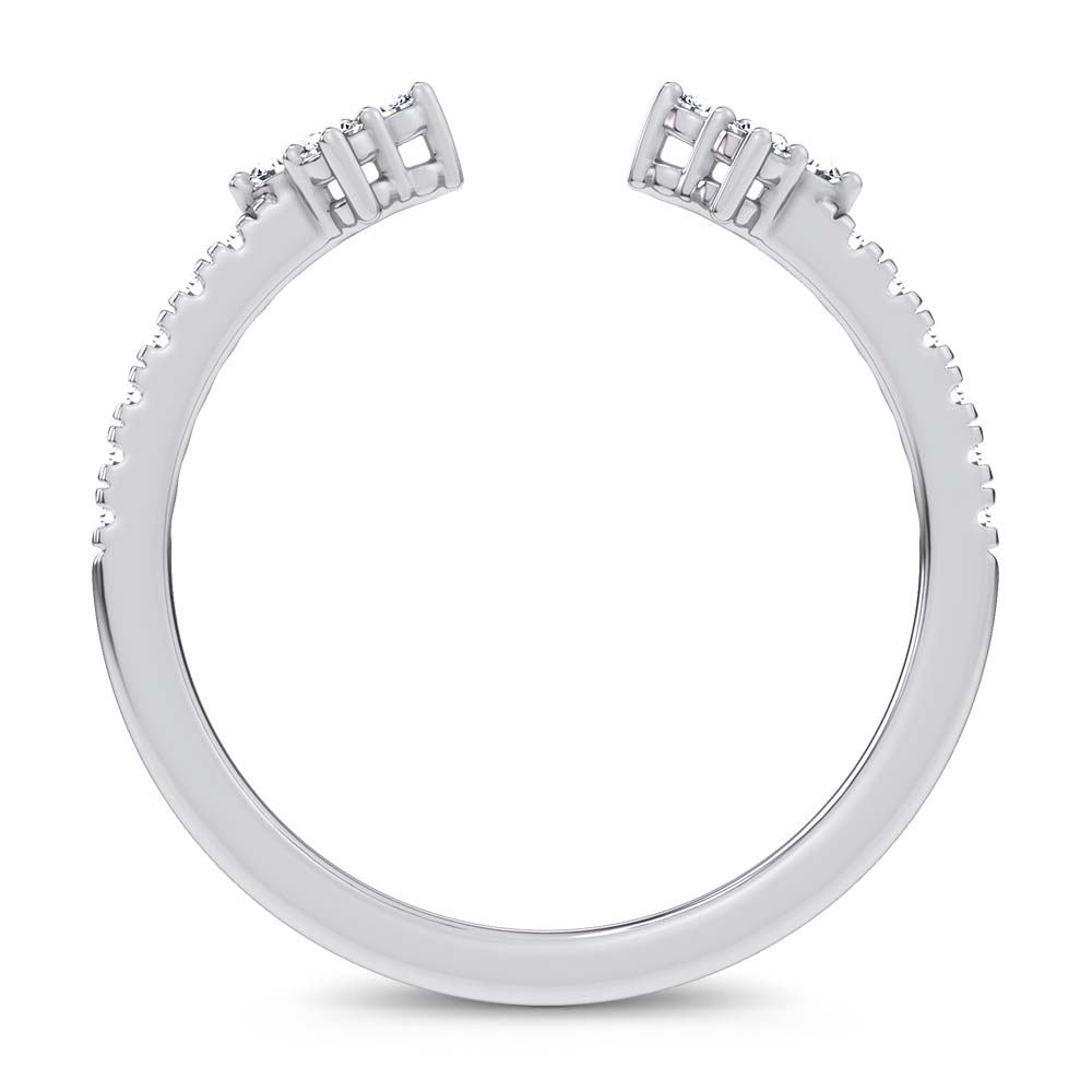 14K 0.20CT Certified Lab Grown Diamond Enhancer Band