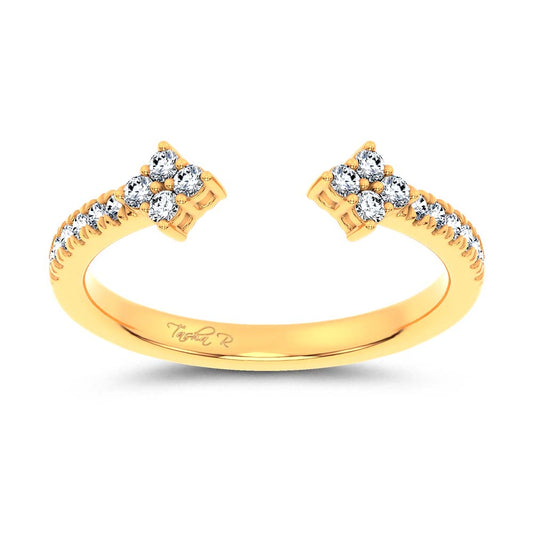 14K 0.20CT Certified Lab Grown Diamond Enhancer Band