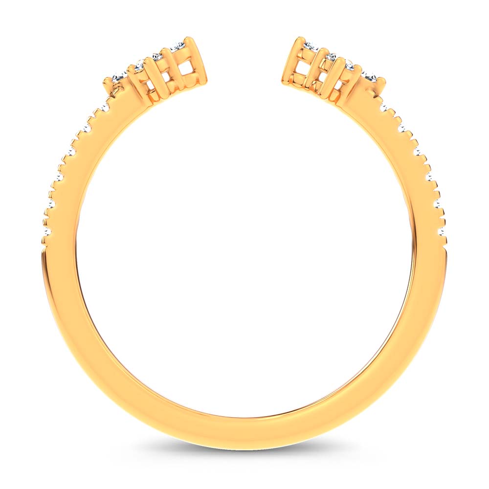 14K 0.20CT Certified Lab Grown Diamond Enhancer Band