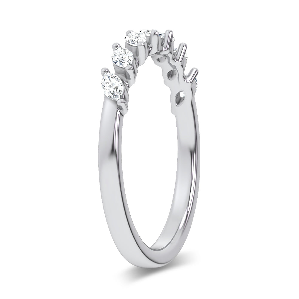 14K 0.25CT Certified Lab Grown Fancy Band