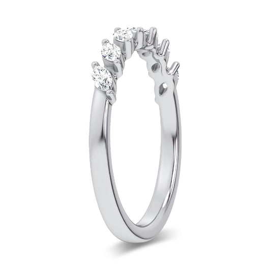 14K 0.25CT Certified Lab Grown Fancy Band