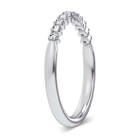 14K 0.25CT Certified Lab Grown Diamond Band
