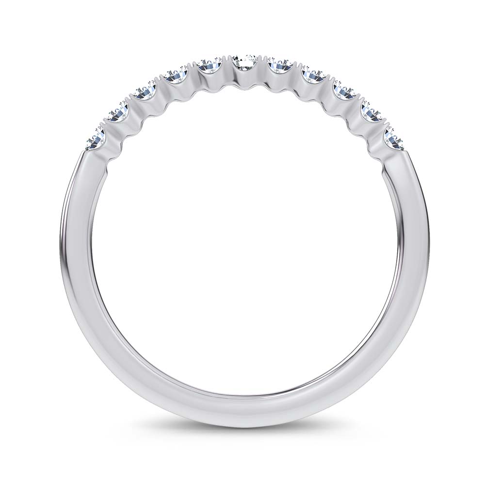 14K 0.25CT Certified Lab Grown Diamond Band