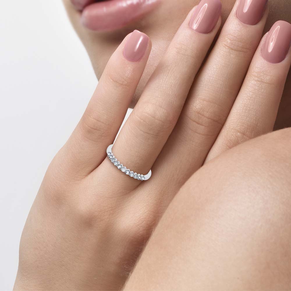 14K 0.25CT Certified Lab Grown Diamond Band