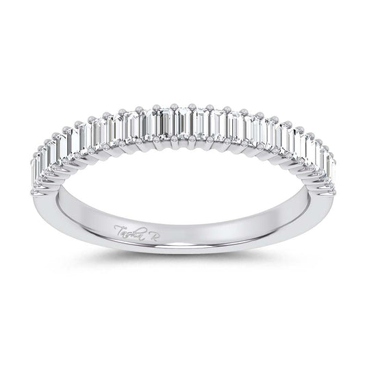 14K 0.33CT Certified Lab Grown Fancy Band