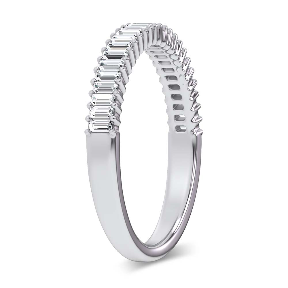 14K 0.33CT Certified Lab Grown Fancy Band