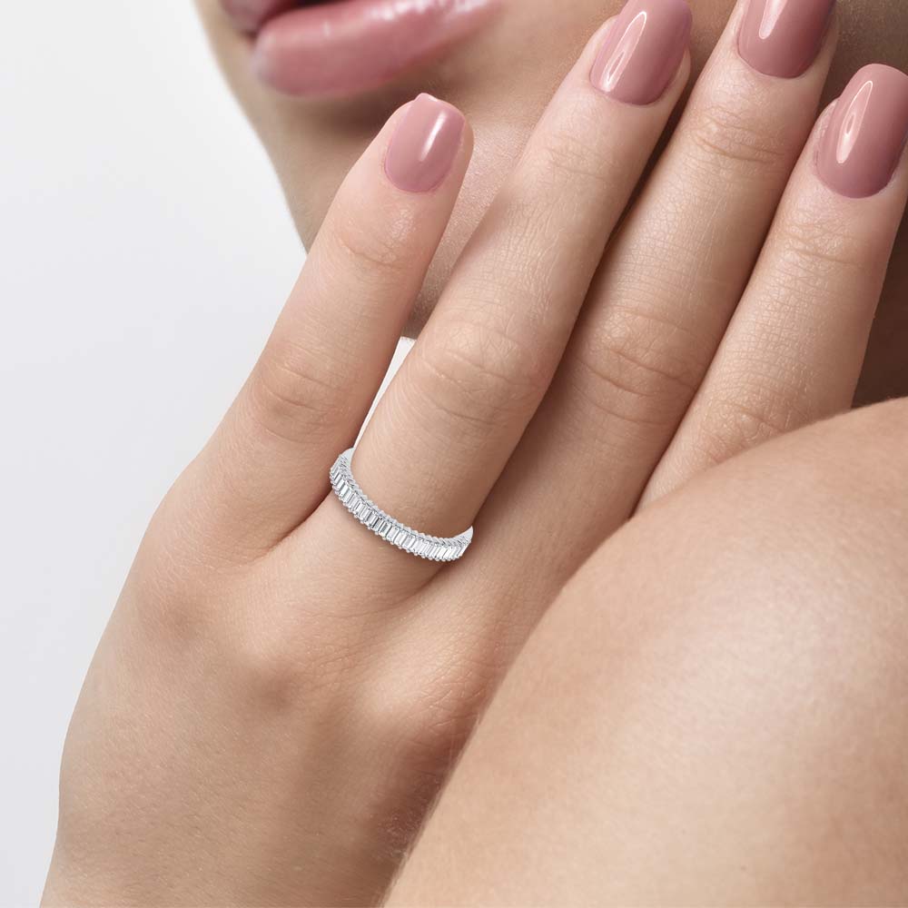 14K 0.33CT Certified Lab Grown Fancy Band