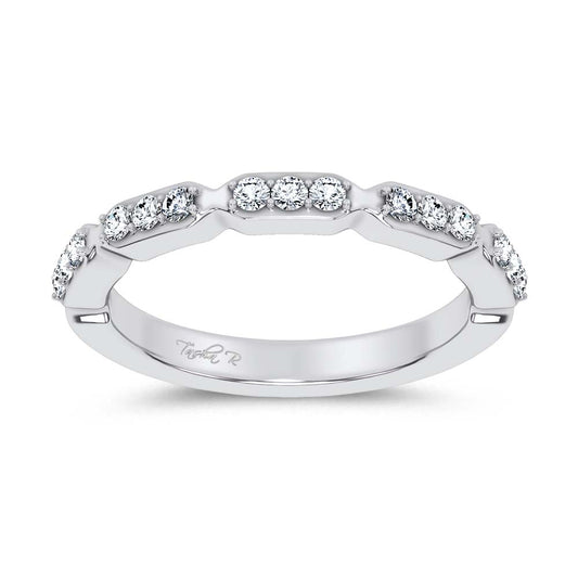 14K 0.25CT Certified Lab Grown Fancy Band