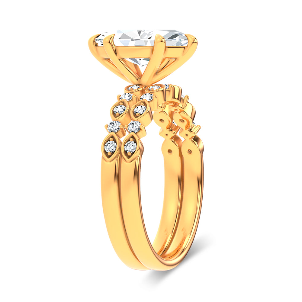 14K 1.50CT Diamond Bridal Set