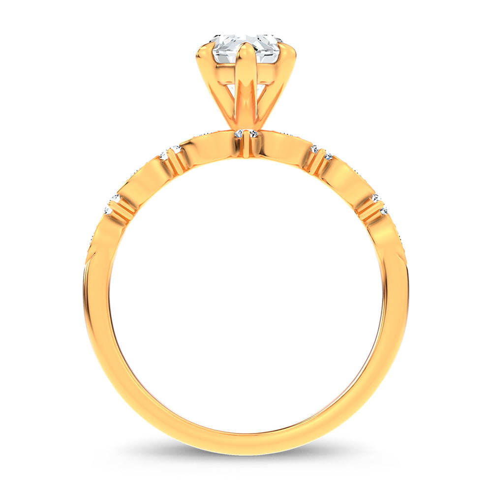 14K 1.50CT Diamond Bridal Set
