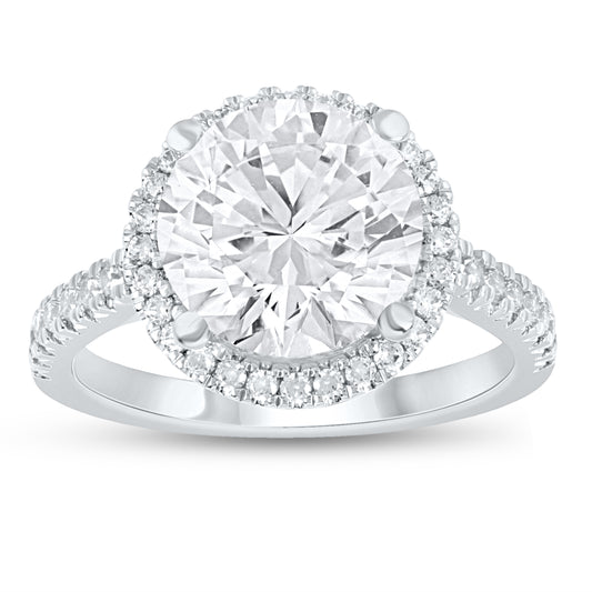 10K 4.50CT Certified Lab Grown Diamond Engagement Ring