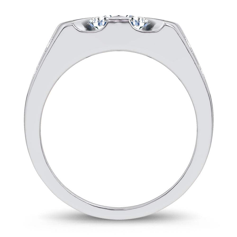 14K 3.00CT Certified Lab Grown Mens Ring