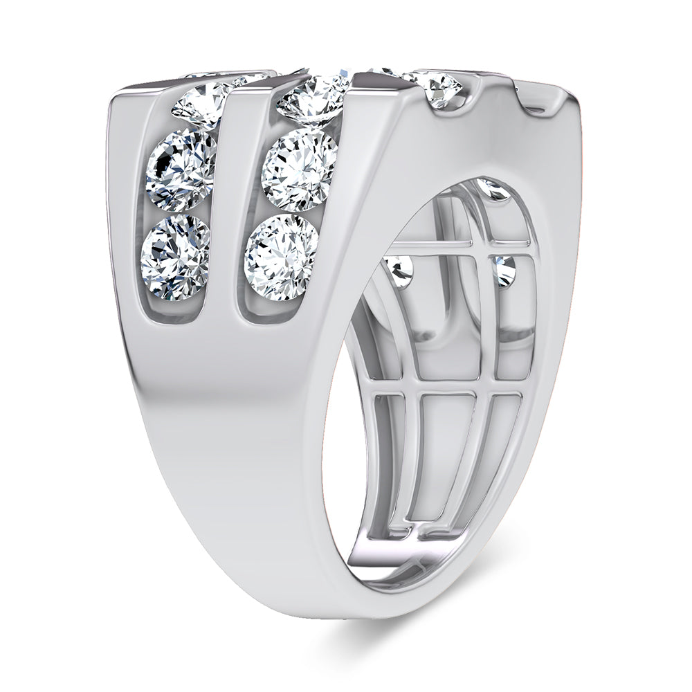 14K 5.00CT Certified Lab Grown Mens Ring