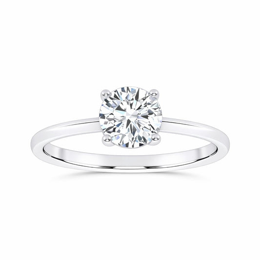10K 1.00CT Certified Lab Grown Solitaire Ring